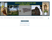 Tablet Screenshot of enllacoscami-sant-jaume-cervera.blogspot.com