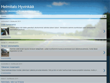 Tablet Screenshot of helmitalohyvinkaa.blogspot.com