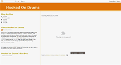 Desktop Screenshot of hookedondrums.blogspot.com