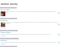 Tablet Screenshot of jaremysjourney.blogspot.com