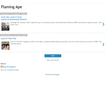 Tablet Screenshot of flamingape.blogspot.com