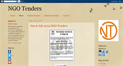 Desktop Screenshot of ngotenders.blogspot.com