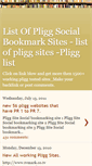 Mobile Screenshot of list-of-social-bookmark-site.blogspot.com