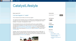 Desktop Screenshot of catalystlifestyle.blogspot.com