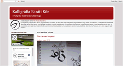 Desktop Screenshot of kalligrafia-barati-kor.blogspot.com