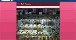 Desktop Screenshot of cafekometen.blogspot.com