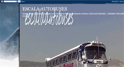 Desktop Screenshot of escalaautobuses.blogspot.com