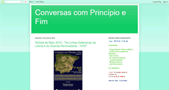Desktop Screenshot of conversascomprincipioefim.blogspot.com