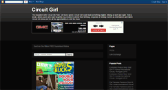 Desktop Screenshot of circuit-girl.blogspot.com