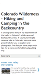 Mobile Screenshot of colorado-wilderness.blogspot.com