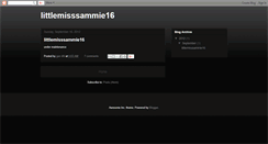 Desktop Screenshot of littlemisssammie16.blogspot.com