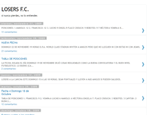 Tablet Screenshot of losers-fc.blogspot.com