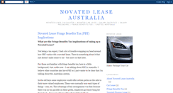 Desktop Screenshot of novatedlease.blogspot.com