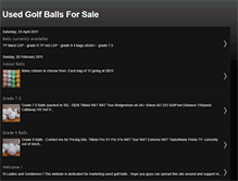 Tablet Screenshot of dave-usedgolfballs.blogspot.com