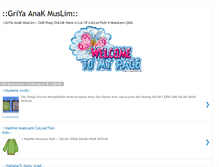 Tablet Screenshot of griyaanakmuslim2.blogspot.com