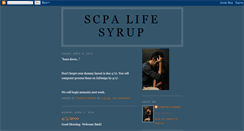 Desktop Screenshot of lifesyrup.blogspot.com