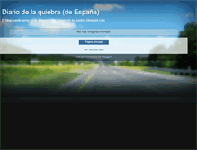 Tablet Screenshot of diariodelaquiebra.blogspot.com