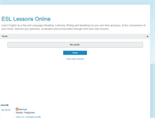Tablet Screenshot of esllessonsonline.blogspot.com
