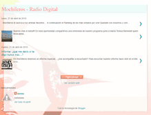 Tablet Screenshot of mochilerosradio.blogspot.com