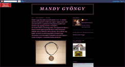 Desktop Screenshot of mandygyongy.blogspot.com