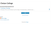 Tablet Screenshot of chetancollege.blogspot.com