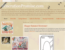 Tablet Screenshot of generationpromisegenealogy.blogspot.com