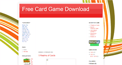 Desktop Screenshot of cardgame007.blogspot.com