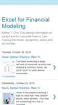 Mobile Screenshot of excel4finance.blogspot.com