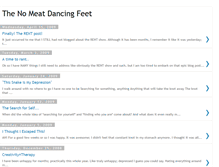 Tablet Screenshot of nomeatdancingfeet.blogspot.com