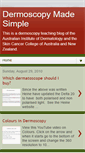 Mobile Screenshot of dermoscopymadesimple.blogspot.com