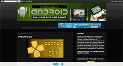 Desktop Screenshot of androidfullapk.blogspot.com