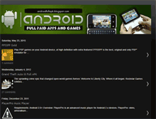 Tablet Screenshot of androidfullapk.blogspot.com