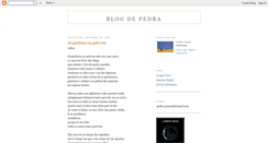 Desktop Screenshot of blog-de-pedra.blogspot.com