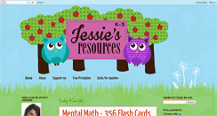 Desktop Screenshot of jessiesresources.blogspot.com