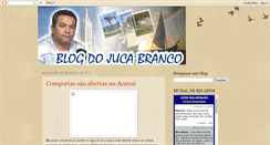 Desktop Screenshot of jucashowbranco.blogspot.com