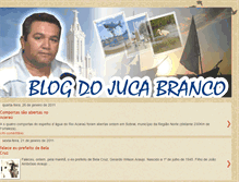 Tablet Screenshot of jucashowbranco.blogspot.com