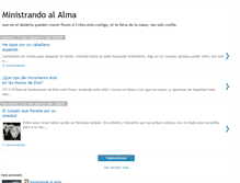 Tablet Screenshot of ministrandoalalma.blogspot.com