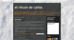 Desktop Screenshot of elrincondecarlosluis.blogspot.com