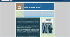 Desktop Screenshot of menarelikejeans.blogspot.com