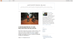Desktop Screenshot of adventurerblog.blogspot.com