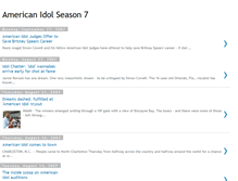 Tablet Screenshot of americanidol7.blogspot.com