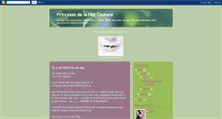 Desktop Screenshot of princesas-hotcouture.blogspot.com