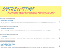 Tablet Screenshot of deathbylettuce.blogspot.com