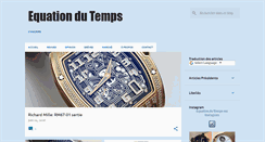 Desktop Screenshot of equationdutemps.blogspot.com