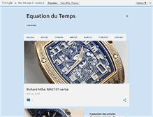 Tablet Screenshot of equationdutemps.blogspot.com