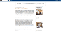 Desktop Screenshot of justaboutfitnessequipment.blogspot.com