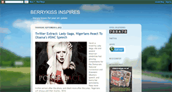 Desktop Screenshot of berrykissinspires.blogspot.com