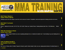 Tablet Screenshot of mountlaurelmma.blogspot.com