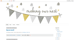 Desktop Screenshot of making-our-nest.blogspot.com