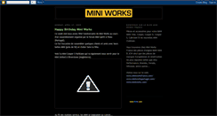 Desktop Screenshot of miniworksfrance.blogspot.com